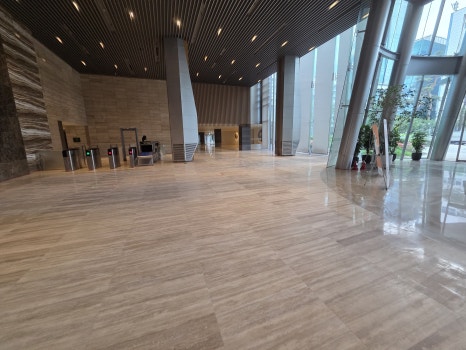 출입구 턴스타일 게이트 구역